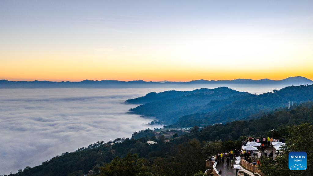 Scenery of Jingmai Mountain in Pu'er City, SW China's Yunnan